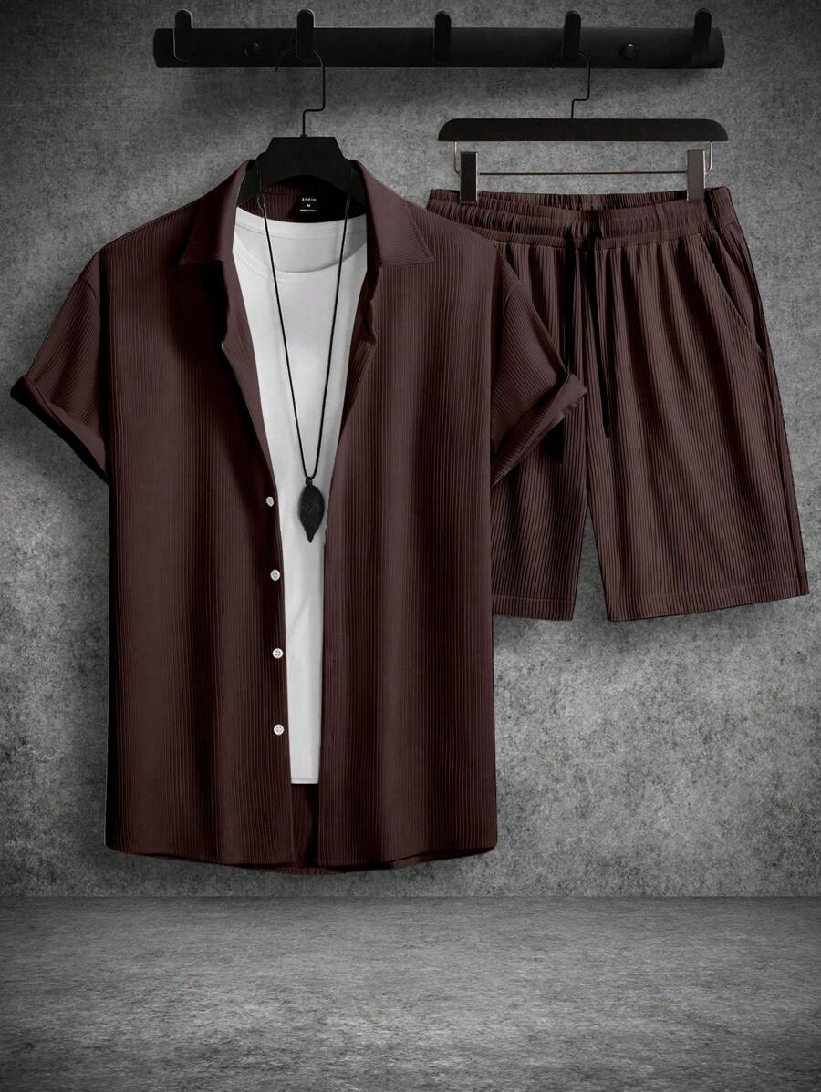 Men's Short Sleeve Tee And Shorts 2pc Set