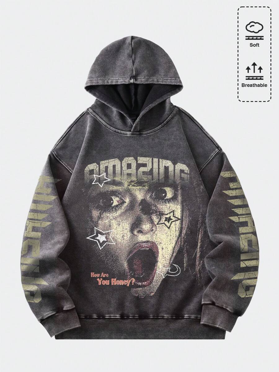 Men's Vintage Washed Hoodie