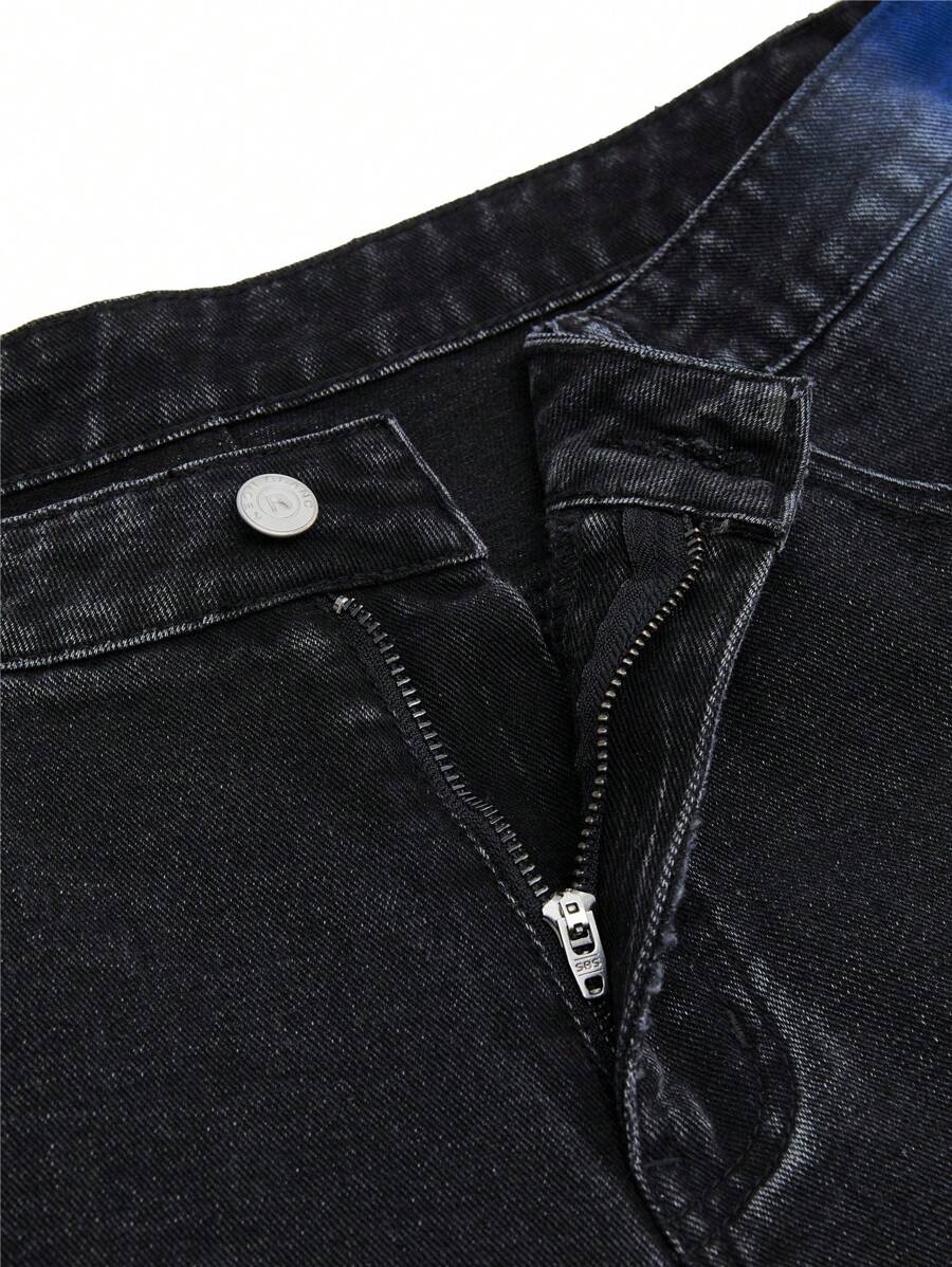 Men's Gothic Ombre Denim Jeans