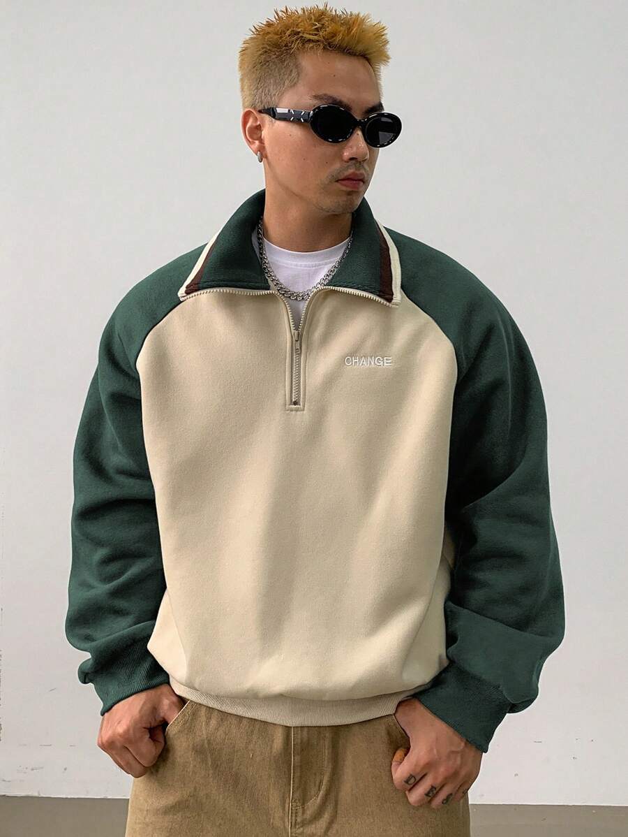 Casual Half Zip Sweater