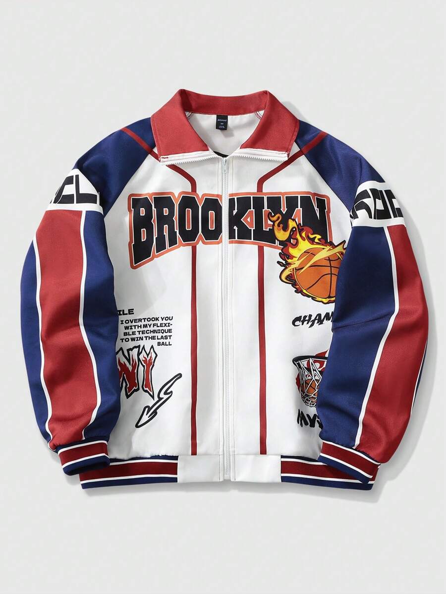 Men's Casual Basketball Jacket