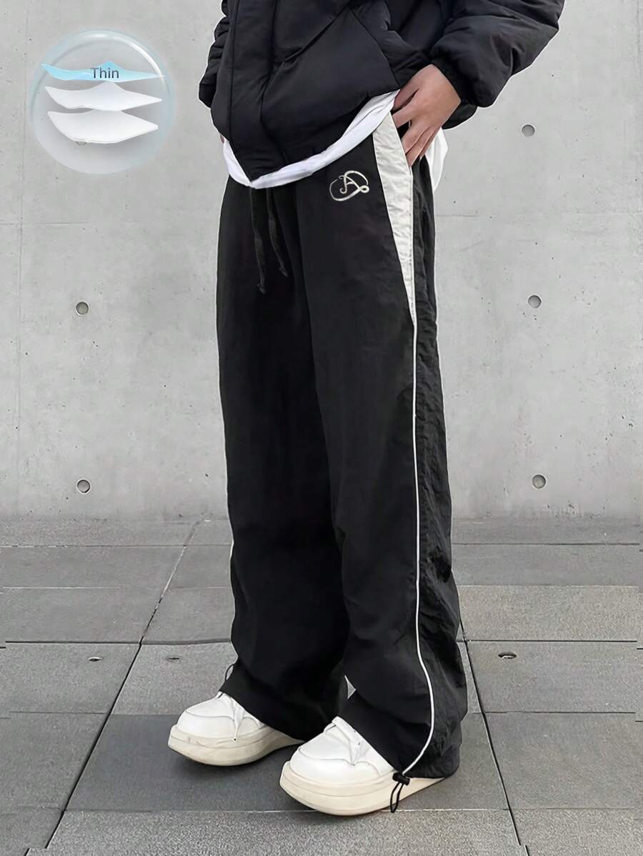 Men’s Patchwork Drawstring Pants