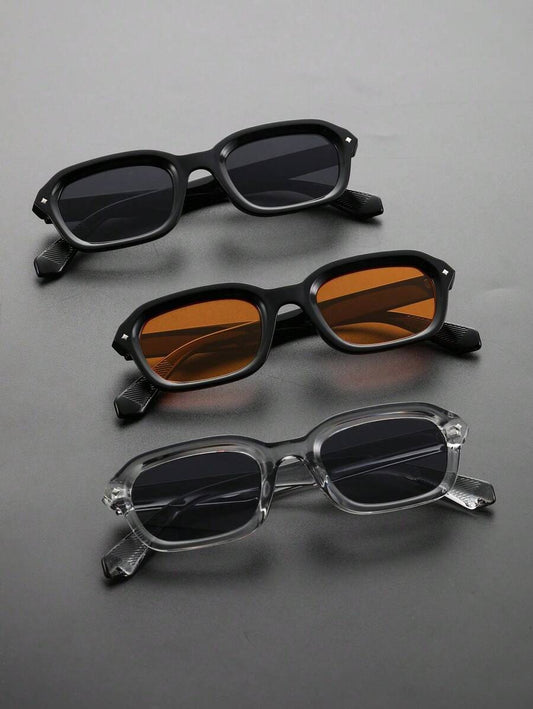 2pcs Multicolor Full Frame Classic Men Glasses