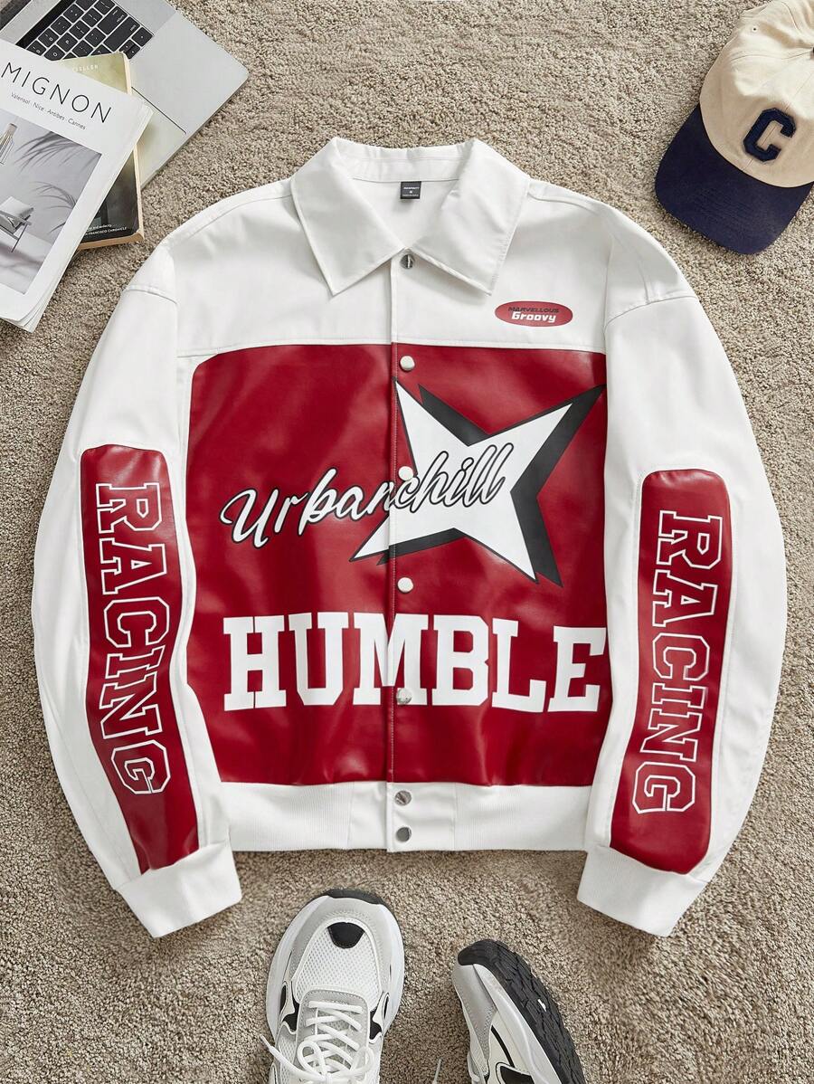 Men's Woven Fashionable Casual Jacket