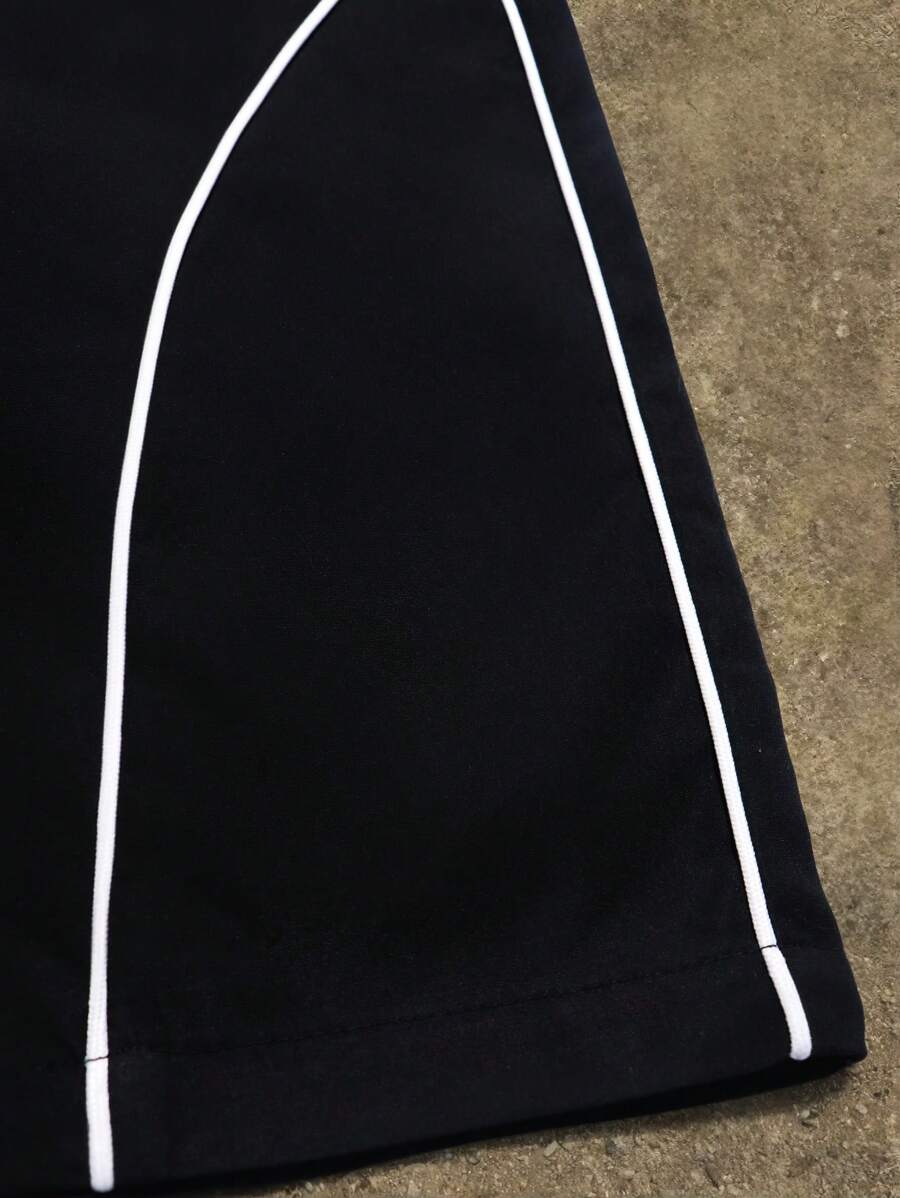 Men's Casual Striped Patterned Beach Shorts