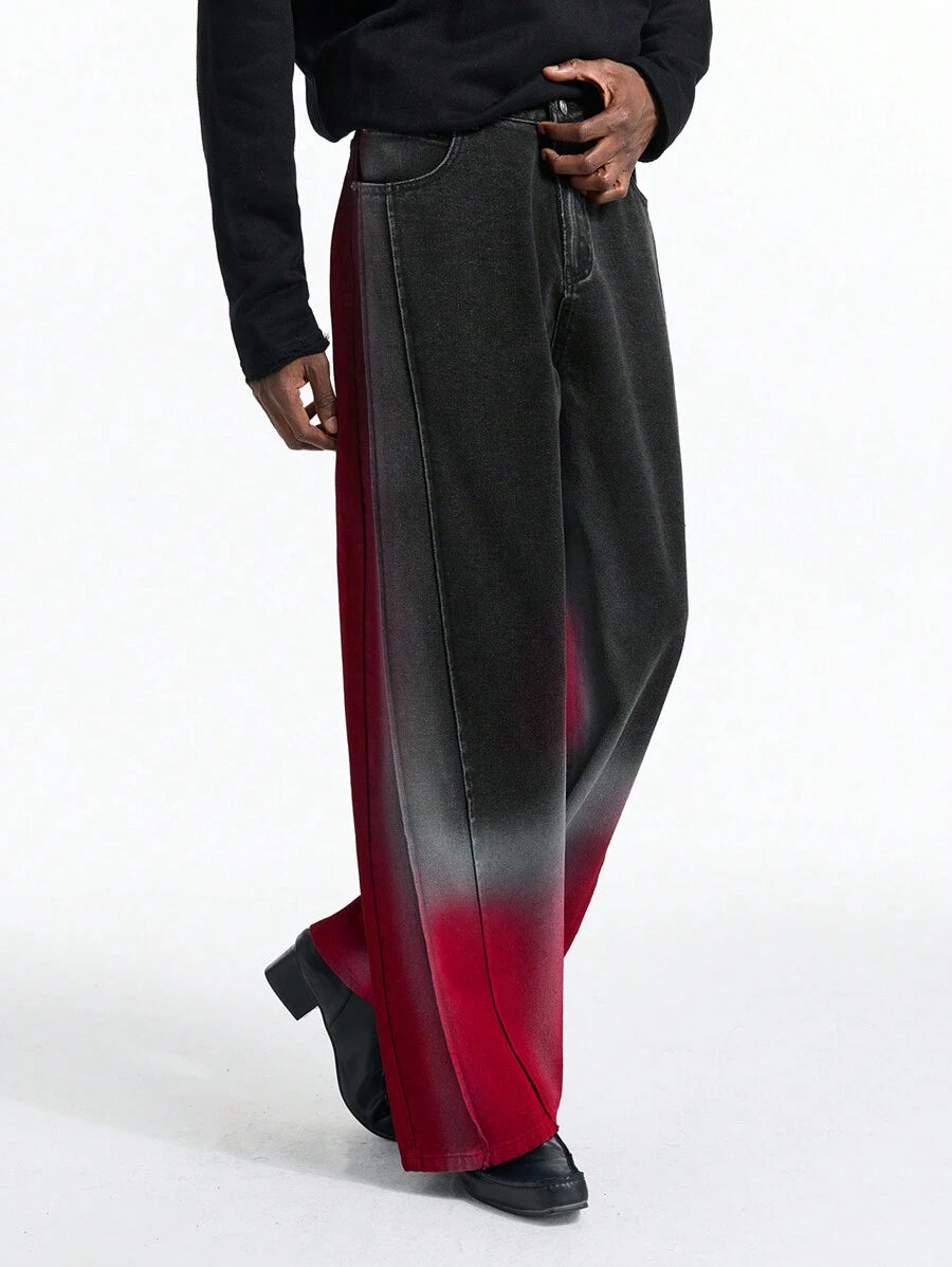 Men's Gothic Ombre Denim Jeans
