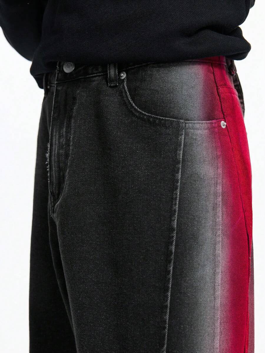 Men's Gothic Ombre Denim Jeans