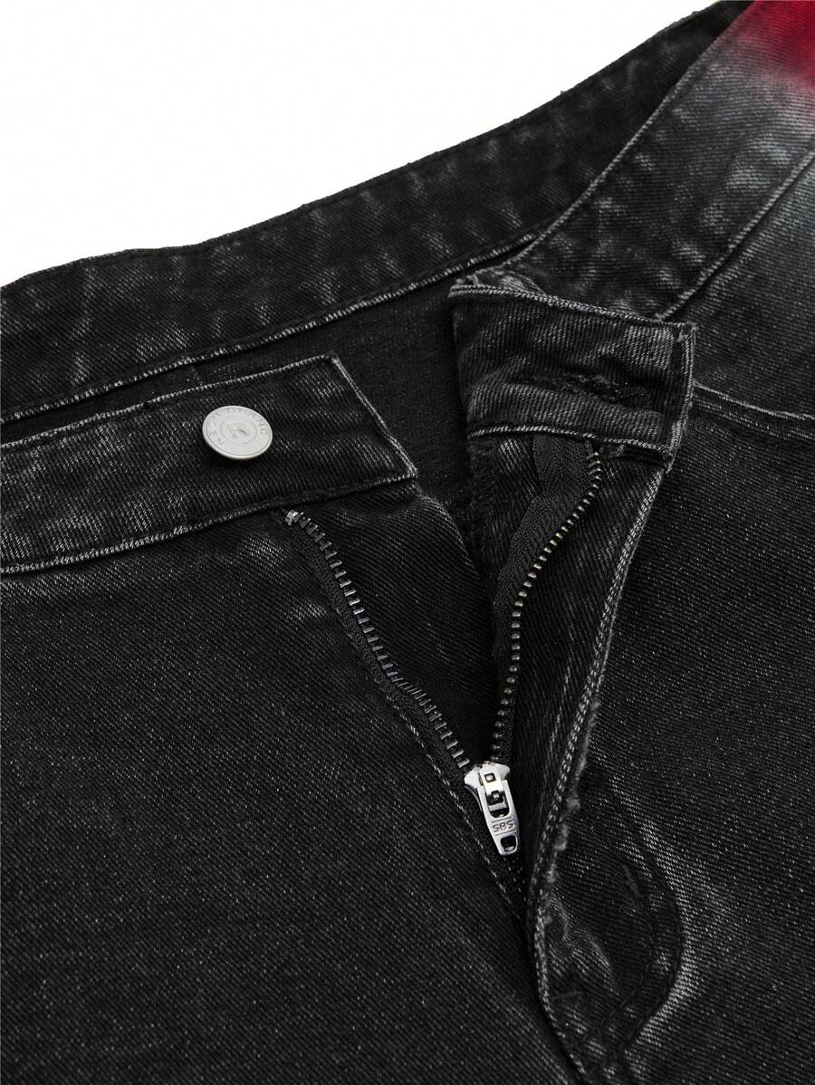 Men's Gothic Ombre Denim Jeans