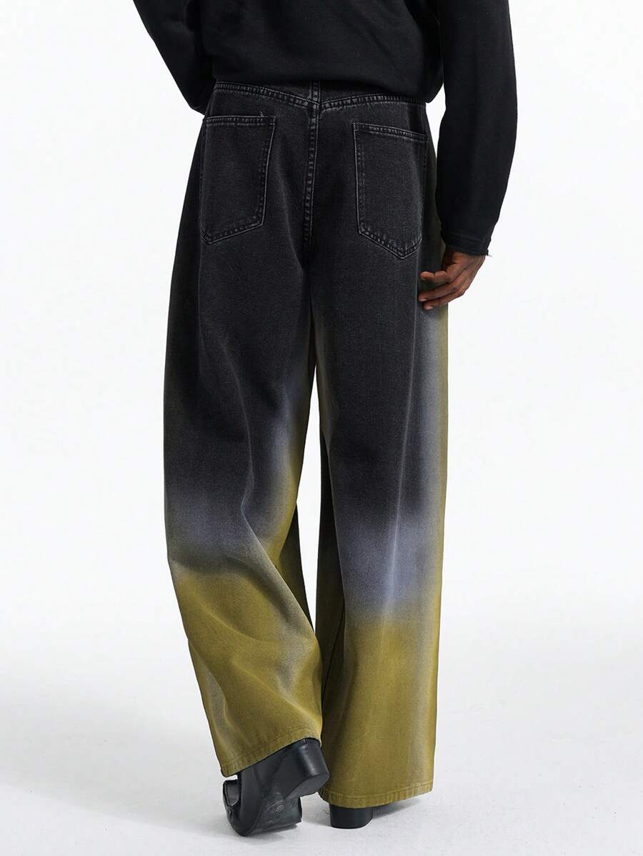 Men's Gothic Ombre Denim Jeans