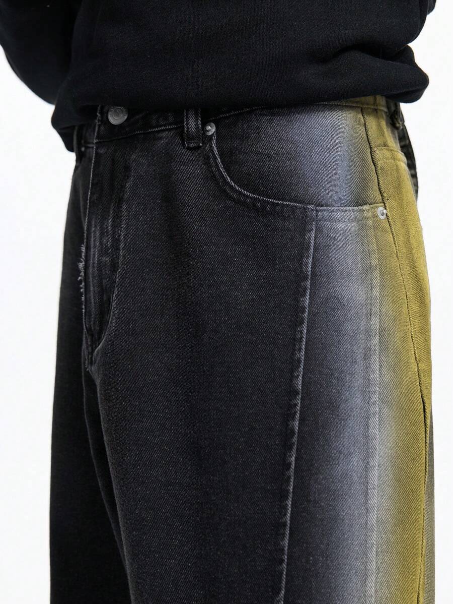 Men's Gothic Ombre Denim Jeans