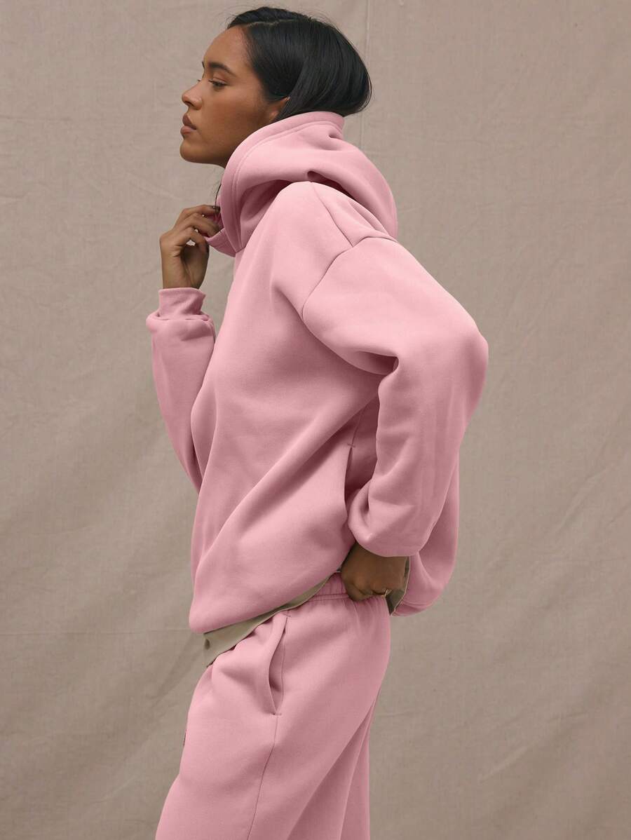 Embroidery Patch Oversized Hoodie