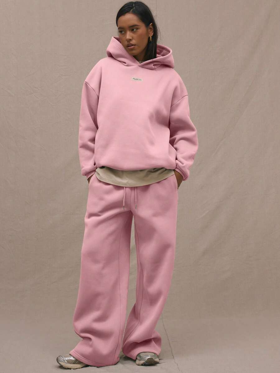 Embroidery Patch Oversized Hoodie