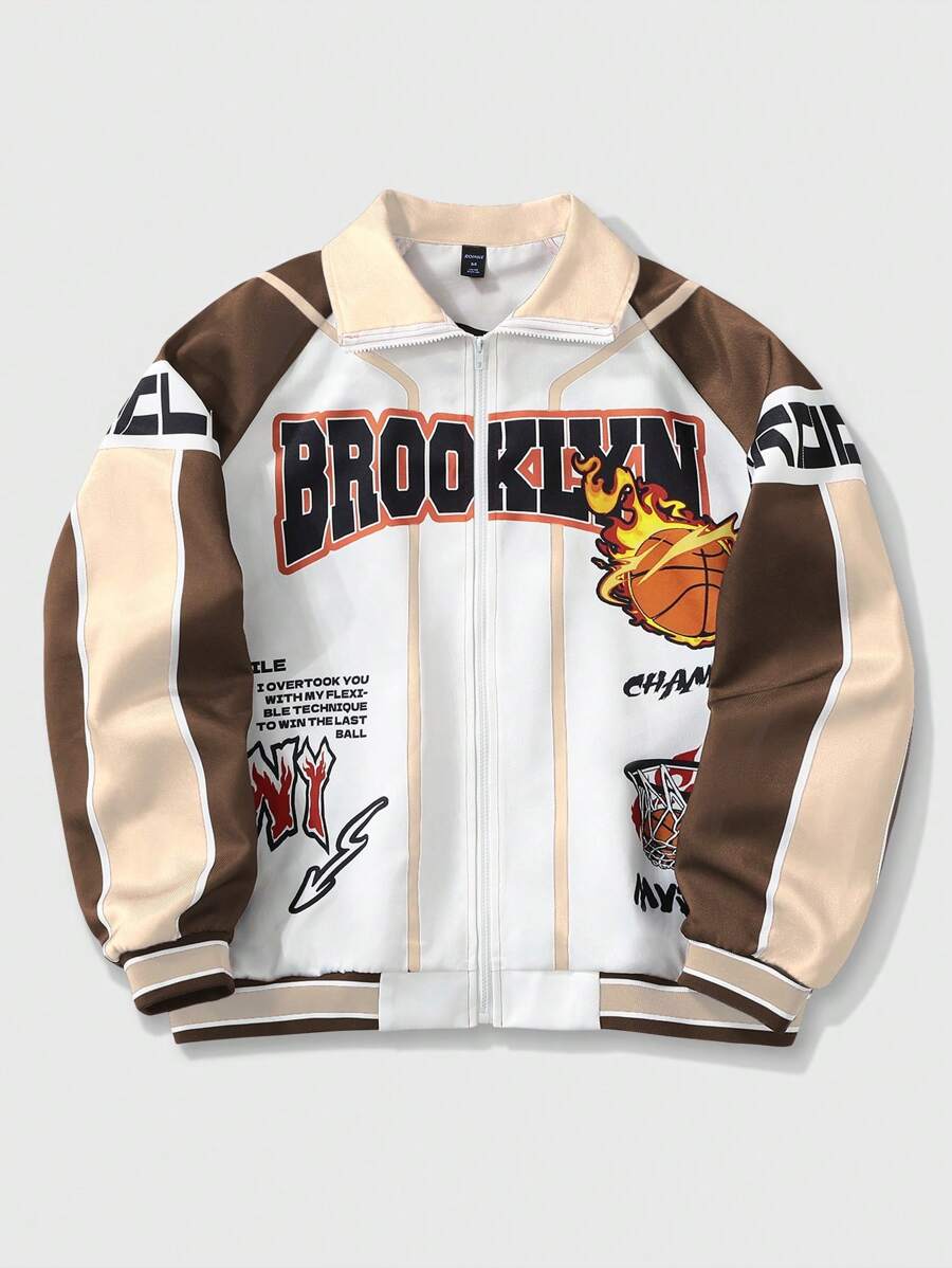 Men's Casual Basketball Jacket
