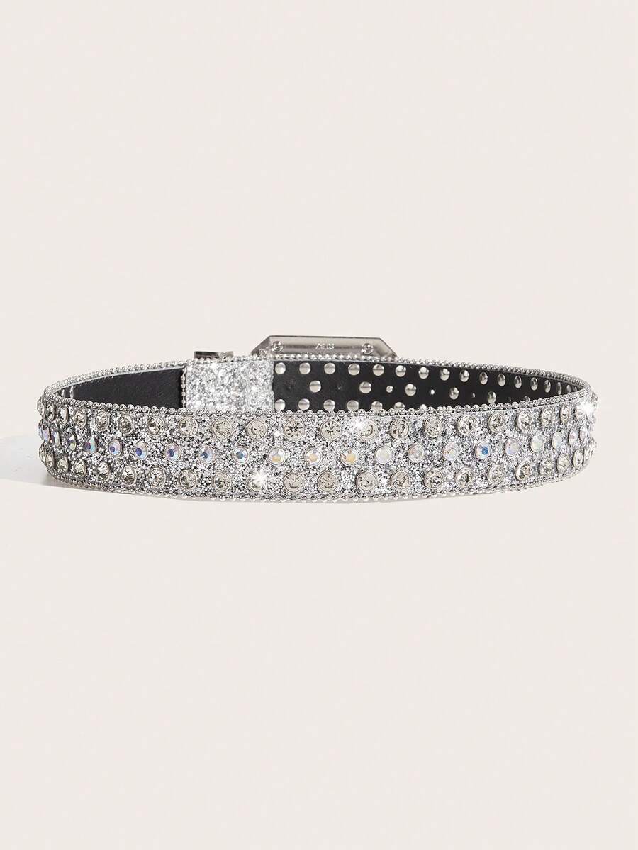 Crystal Eye Studded Heavy Duty Belt