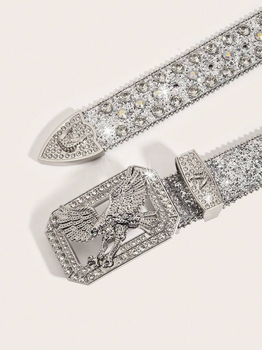 Crystal Eye Studded Heavy Duty Belt