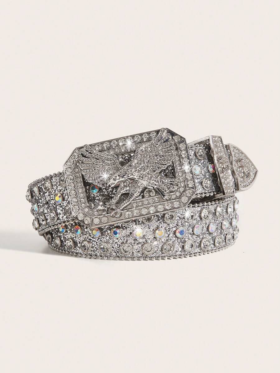 Crystal Eye Studded Heavy Duty Belt