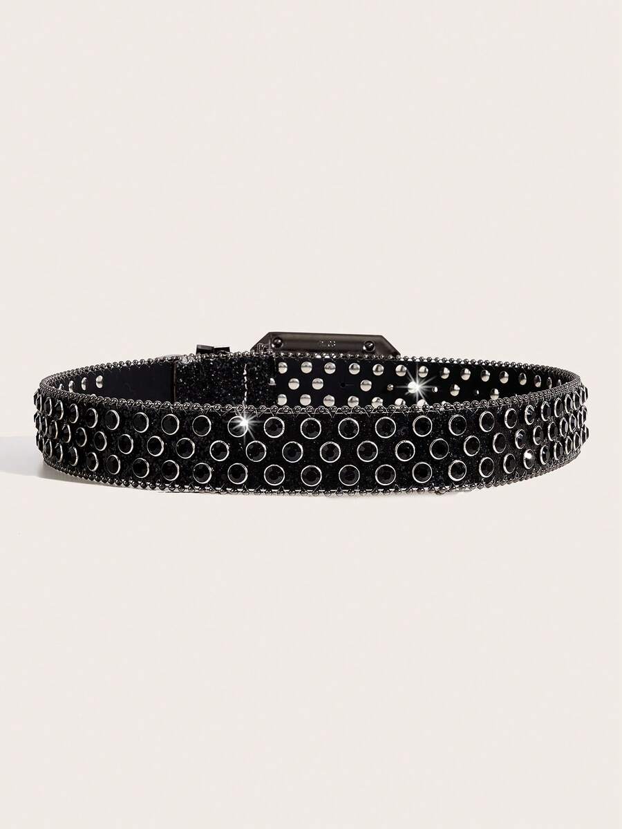 Crystal Eye Studded Heavy Duty Belt