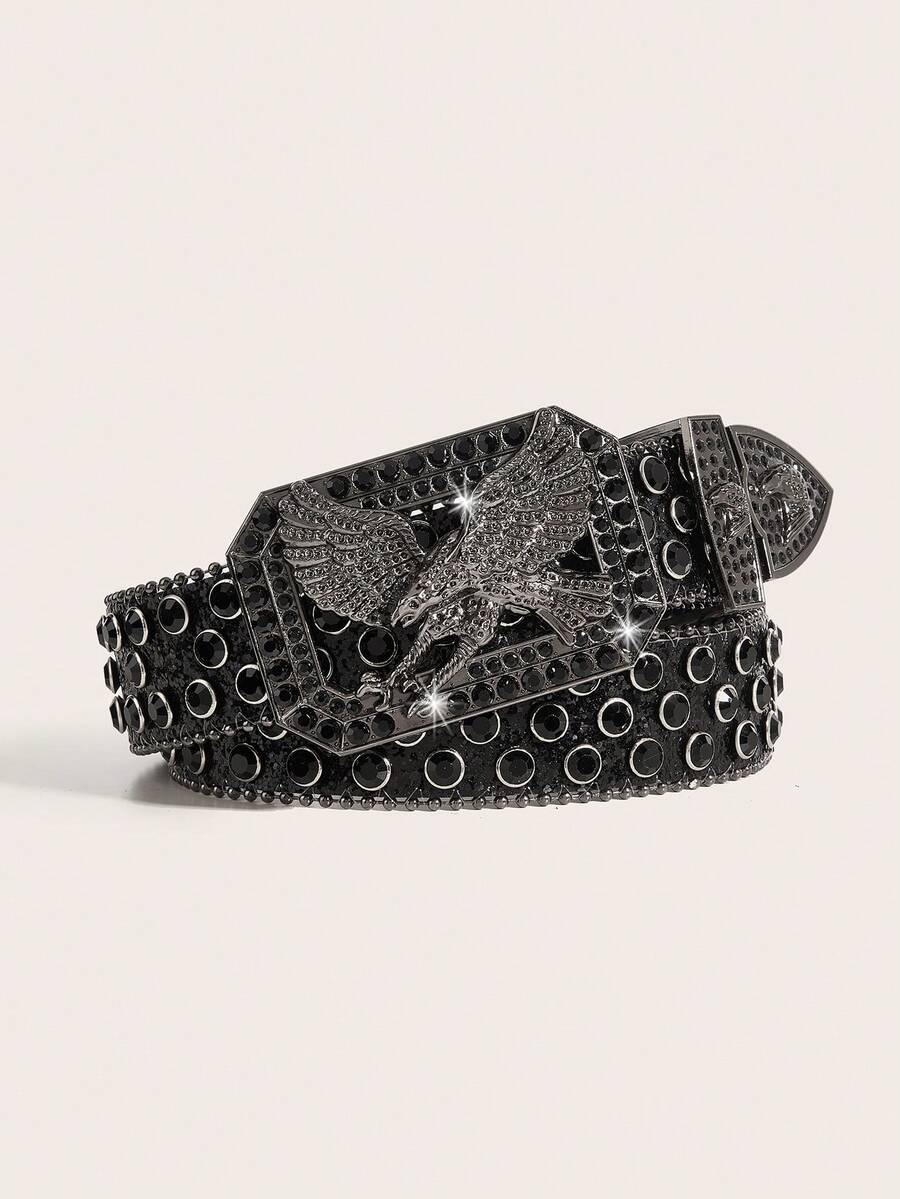 Crystal Eye Studded Heavy Duty Belt