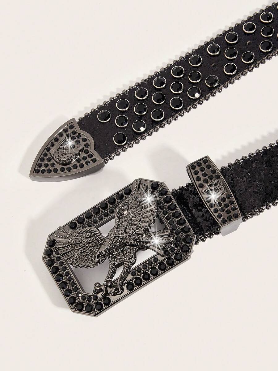 Crystal Eye Studded Heavy Duty Belt