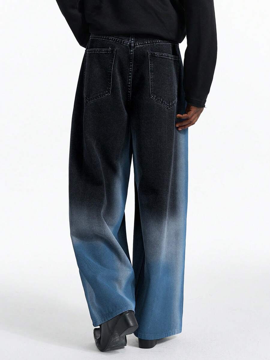 Men's Gothic Ombre Denim Jeans