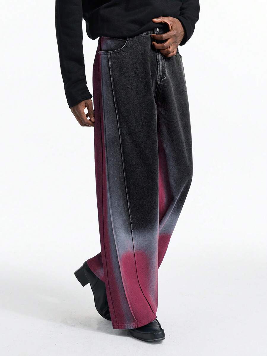 Men's Gothic Ombre Denim Jeans