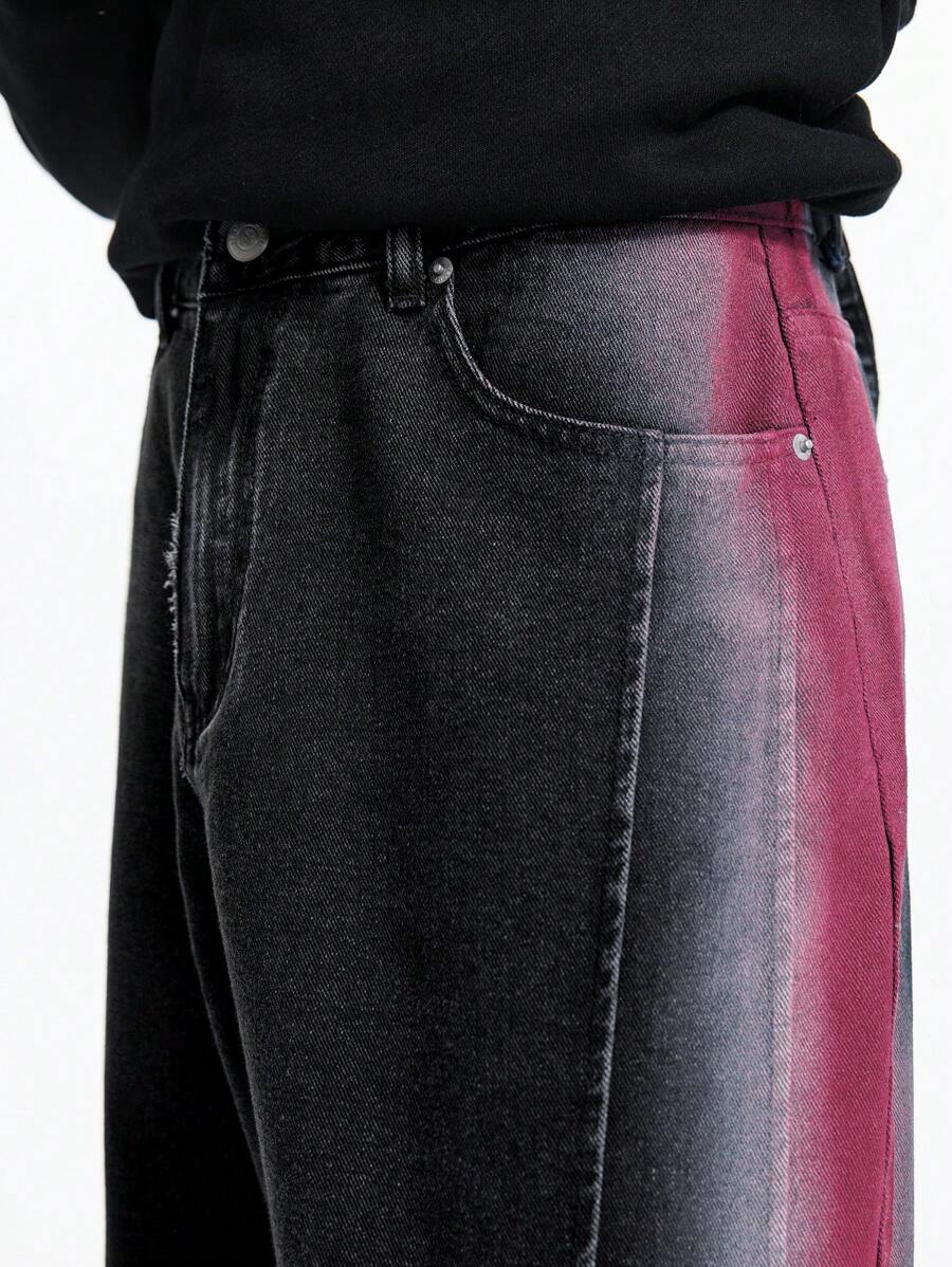 Men's Gothic Ombre Denim Jeans