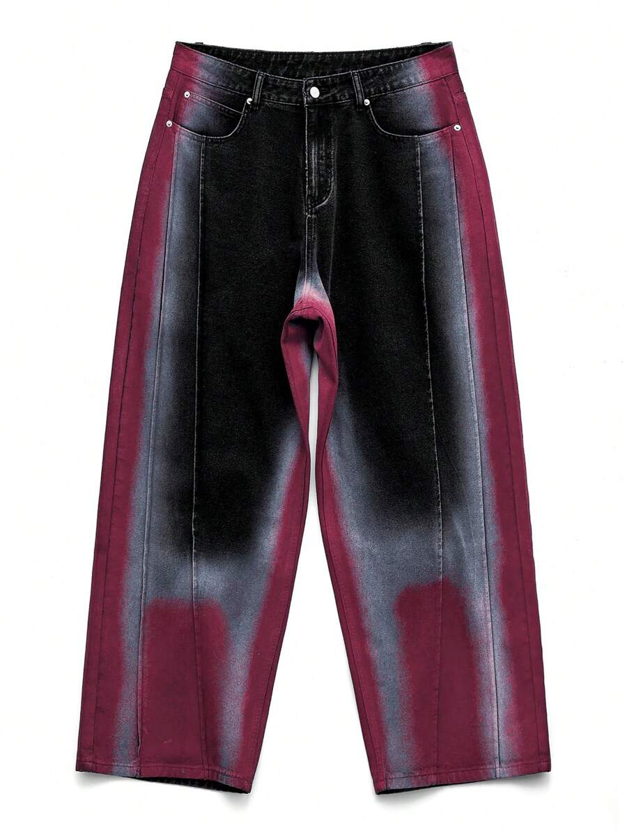 Men's Gothic Ombre Denim Jeans