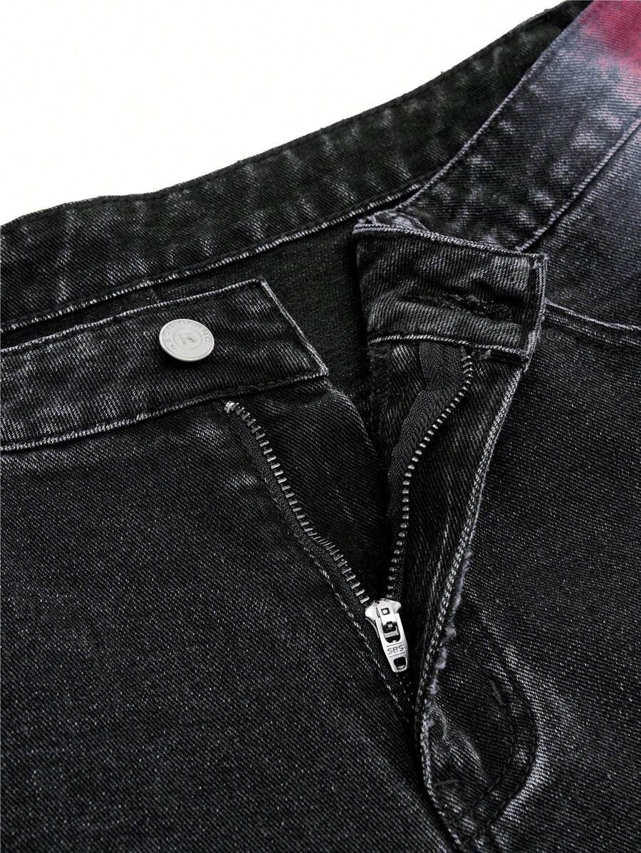 Men's Gothic Ombre Denim Jeans