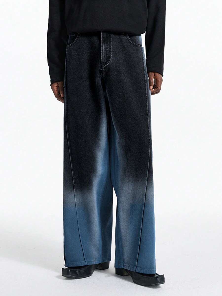 Men's Gothic Ombre Denim Jeans