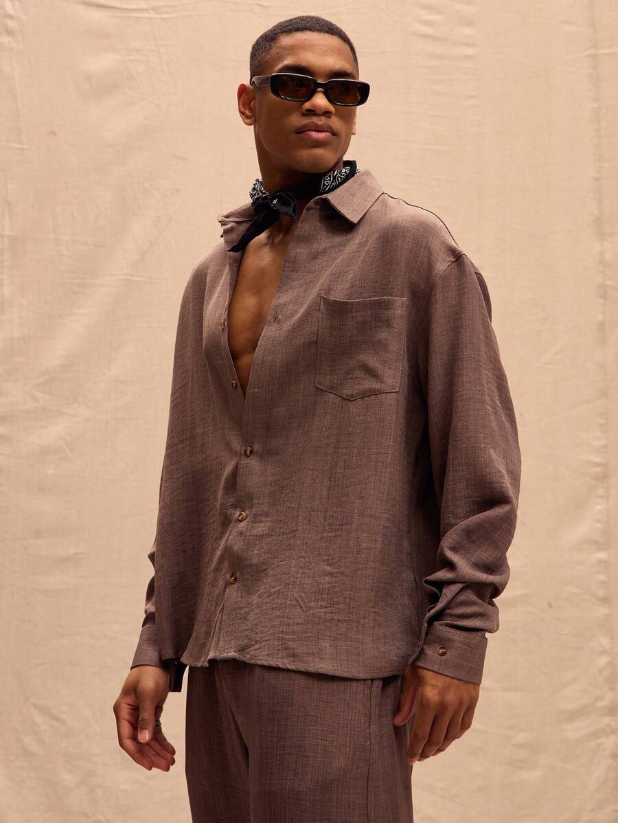 Long Sleeved Linen Shirt