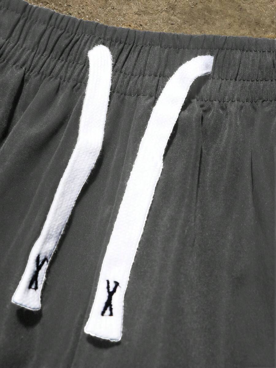 Men's Casual Striped Patterned Beach Shorts