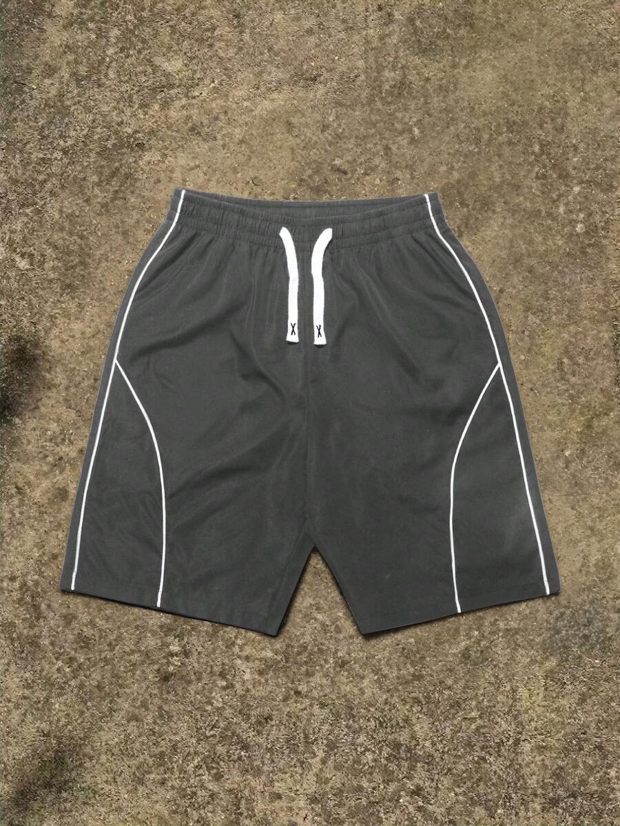 Men's Casual Striped Patterned Beach Shorts