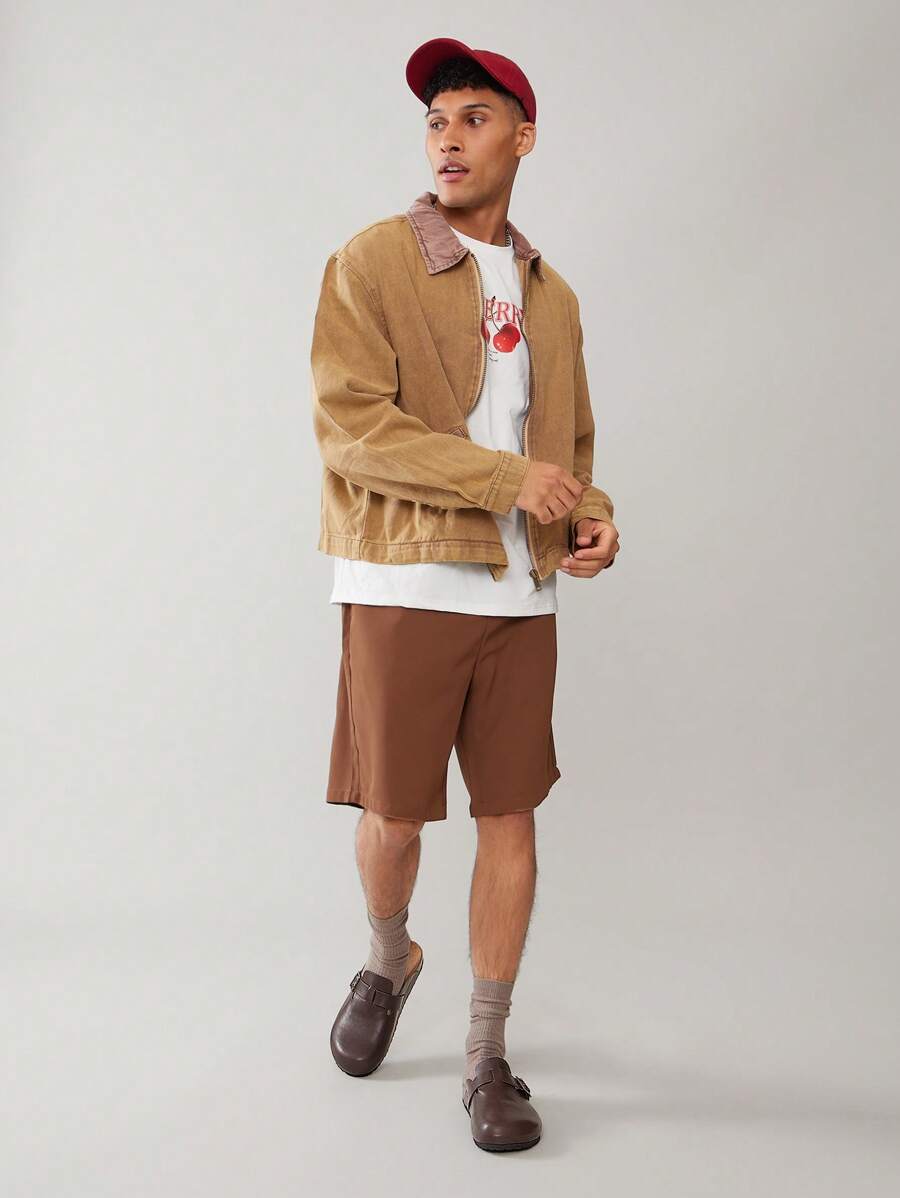 Men's Arch Support Cork Footbed Buckle Clogs