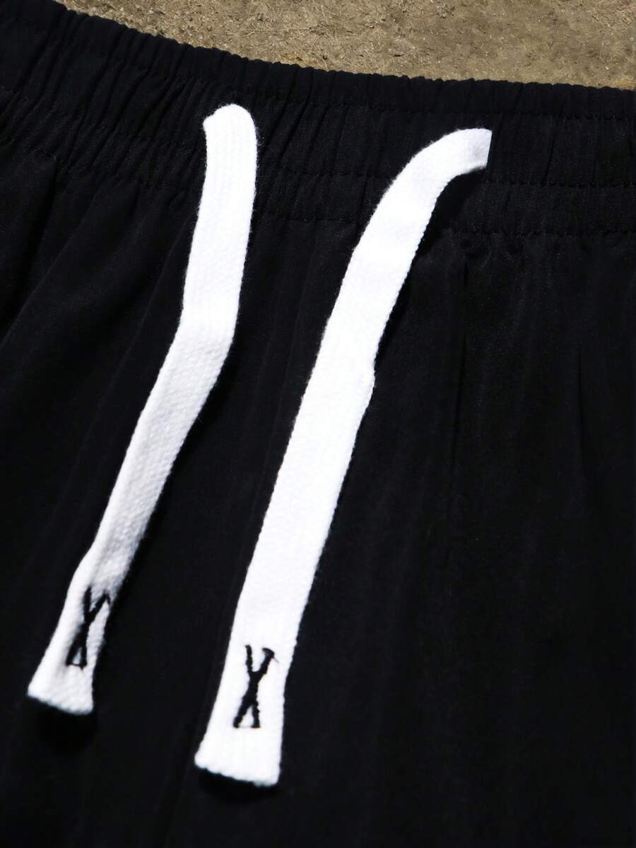 Men's Casual Striped Patterned Beach Shorts