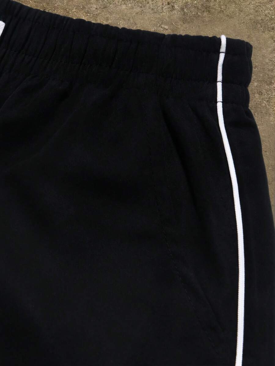 Men's Casual Striped Patterned Beach Shorts