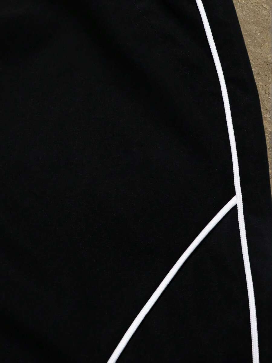 Men's Casual Striped Patterned Beach Shorts
