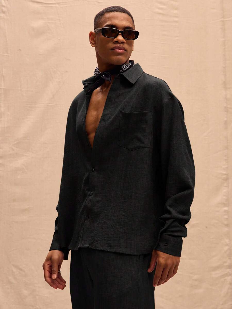 Long Sleeved Linen Shirt