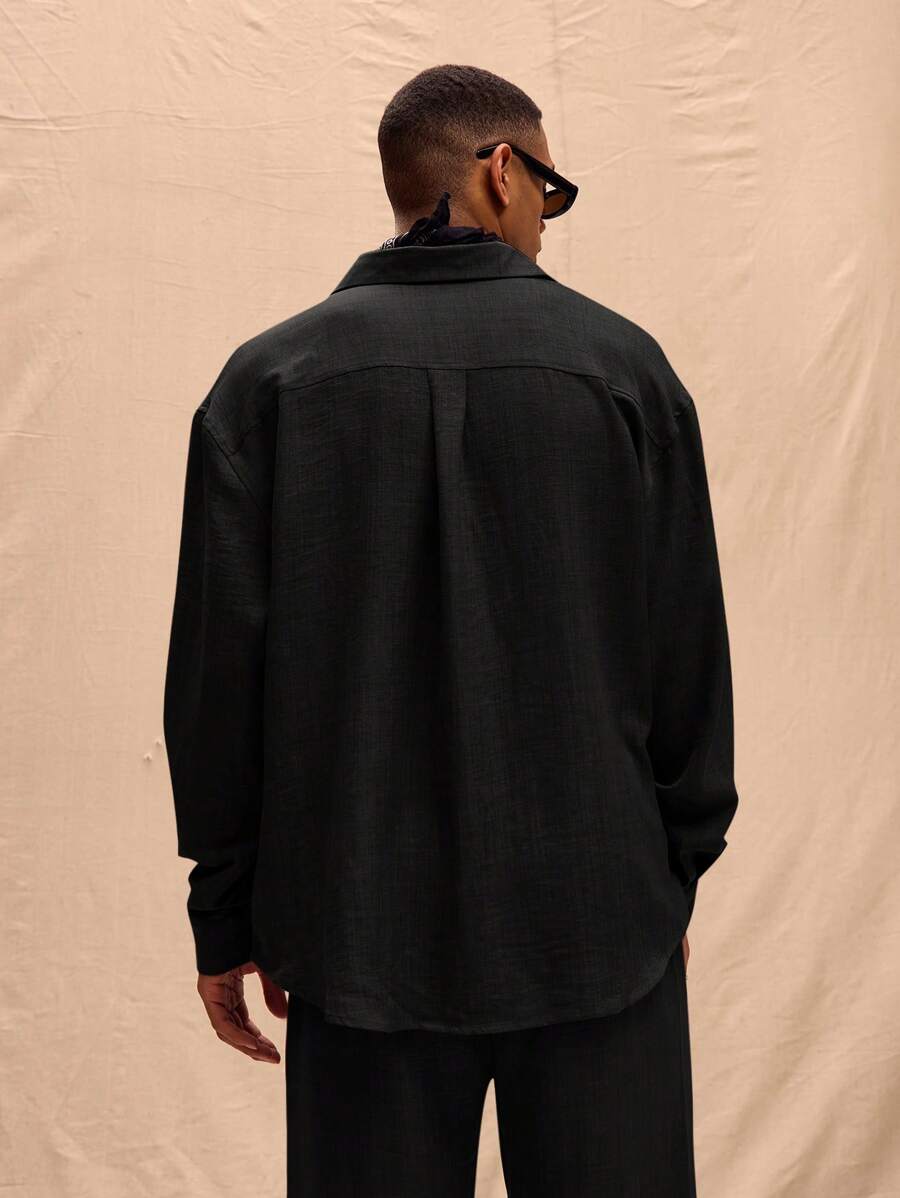 Long Sleeved Linen Shirt