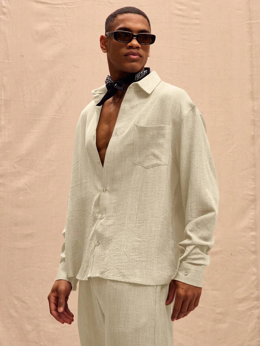 Long Sleeved Linen Shirt