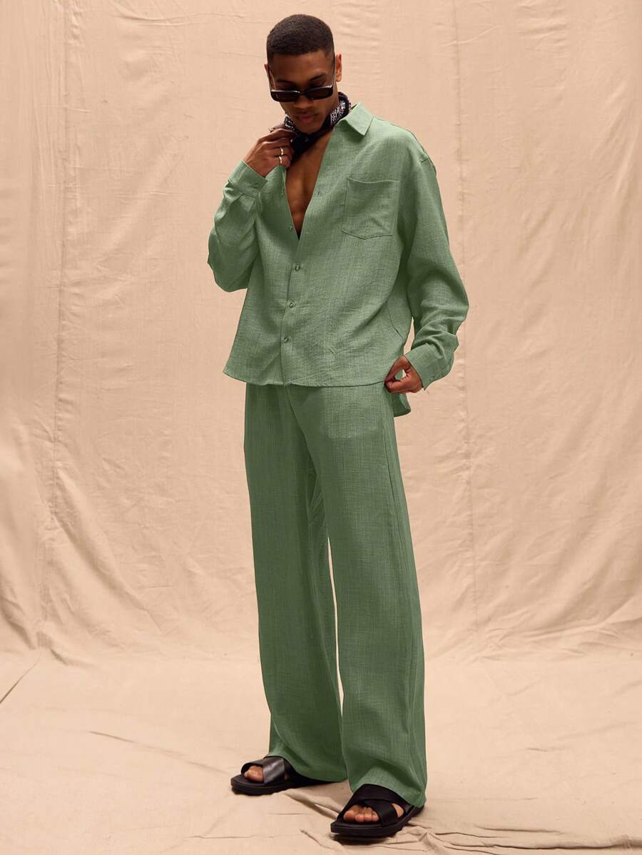 Long Sleeved Linen Shirt