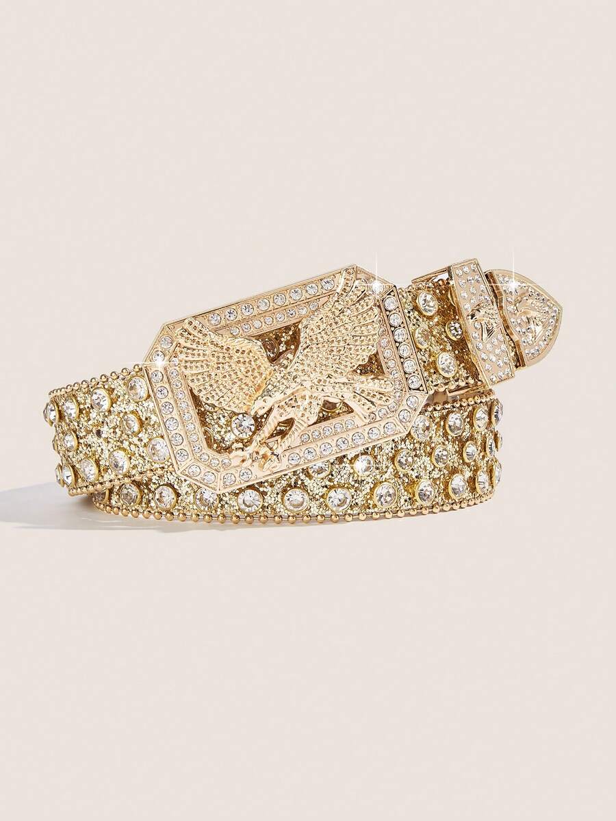 Crystal Eye Studded Heavy Duty Belt