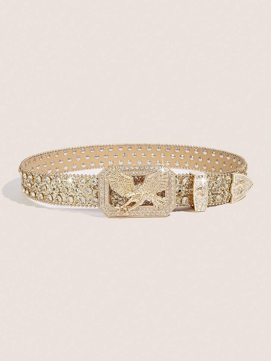 Crystal Eye Studded Heavy Duty Belt