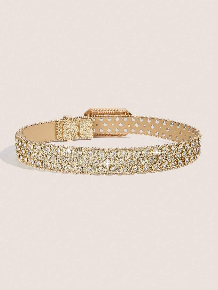 Crystal Eye Studded Heavy Duty Belt