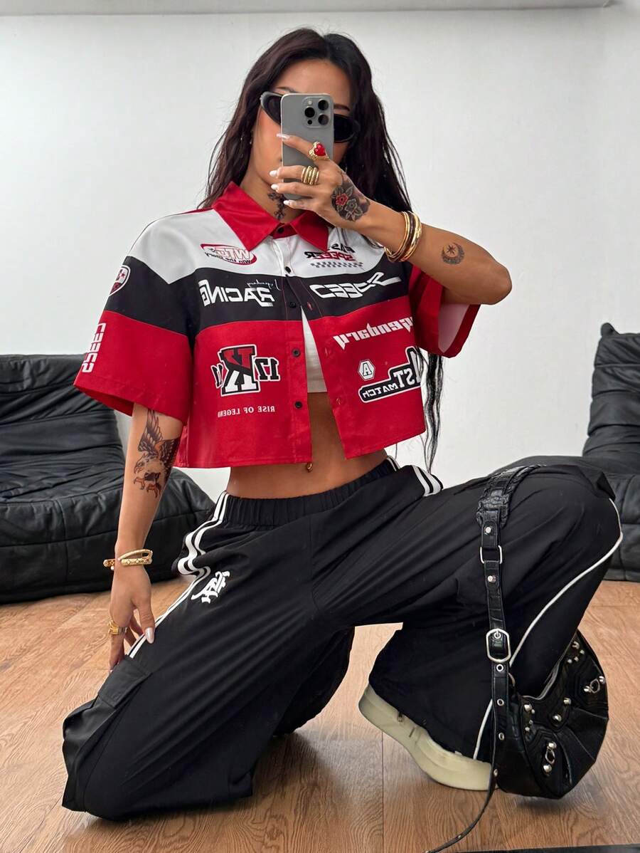 Women's Vintage Cropped Shirt