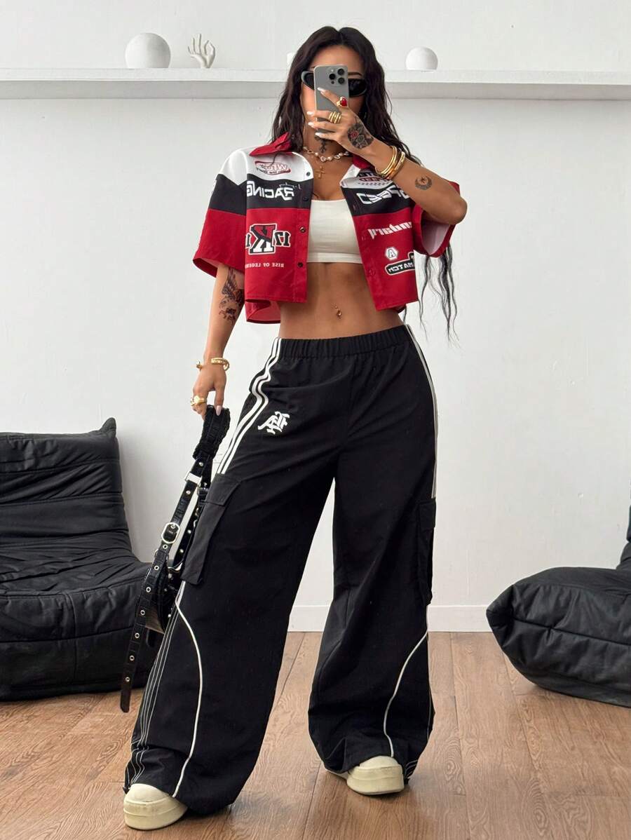 Women's Vintage Cropped Shirt