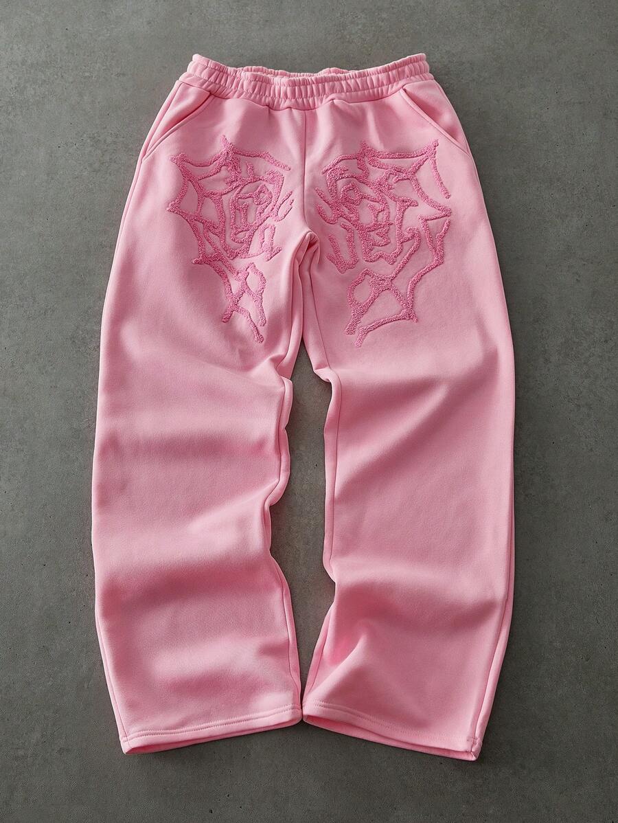 Men's Matching Cross Embroidered Sweatpants