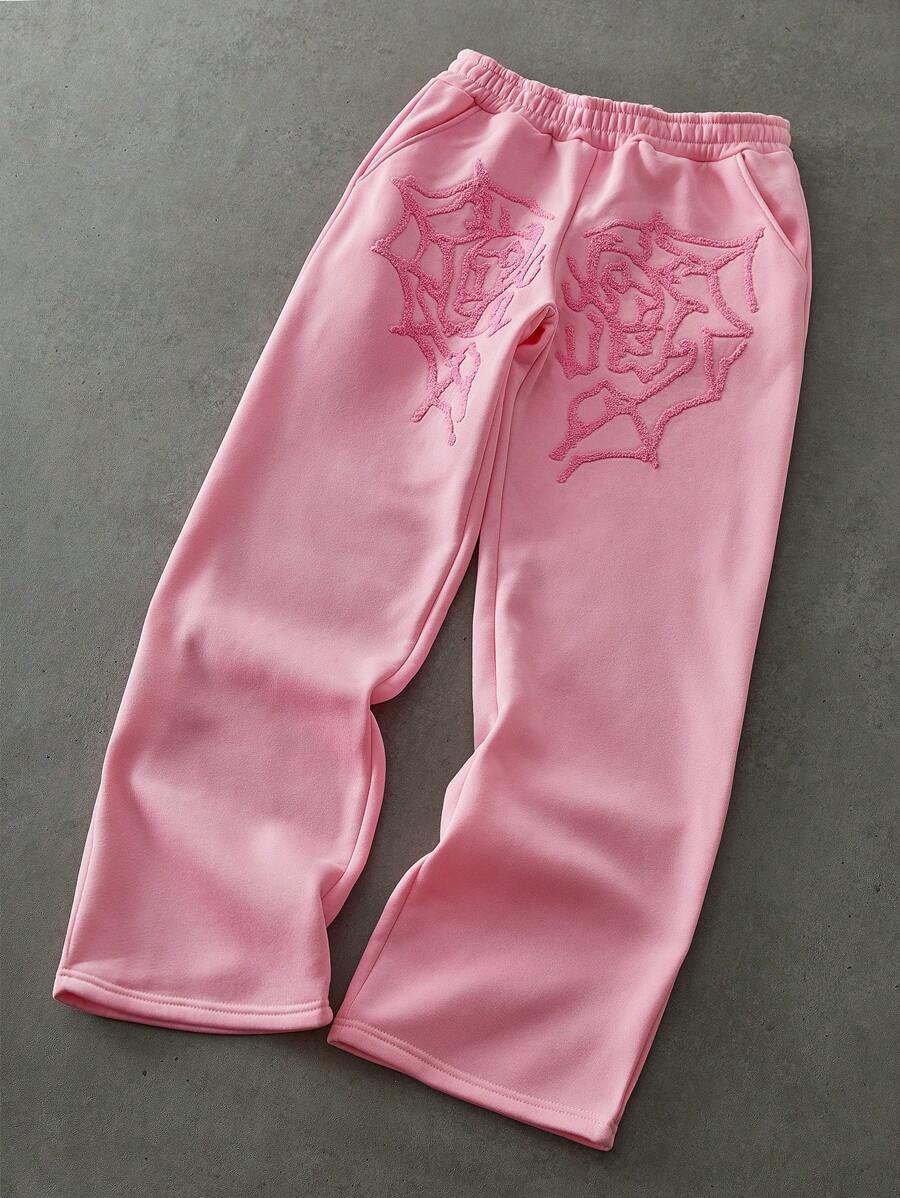 Men's Matching Cross Embroidered Sweatpants