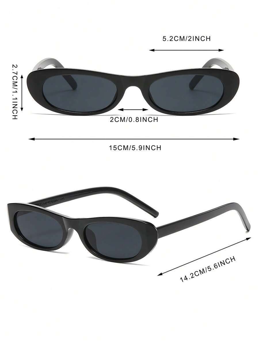 Women's Black Cat Eye Retro Glasses