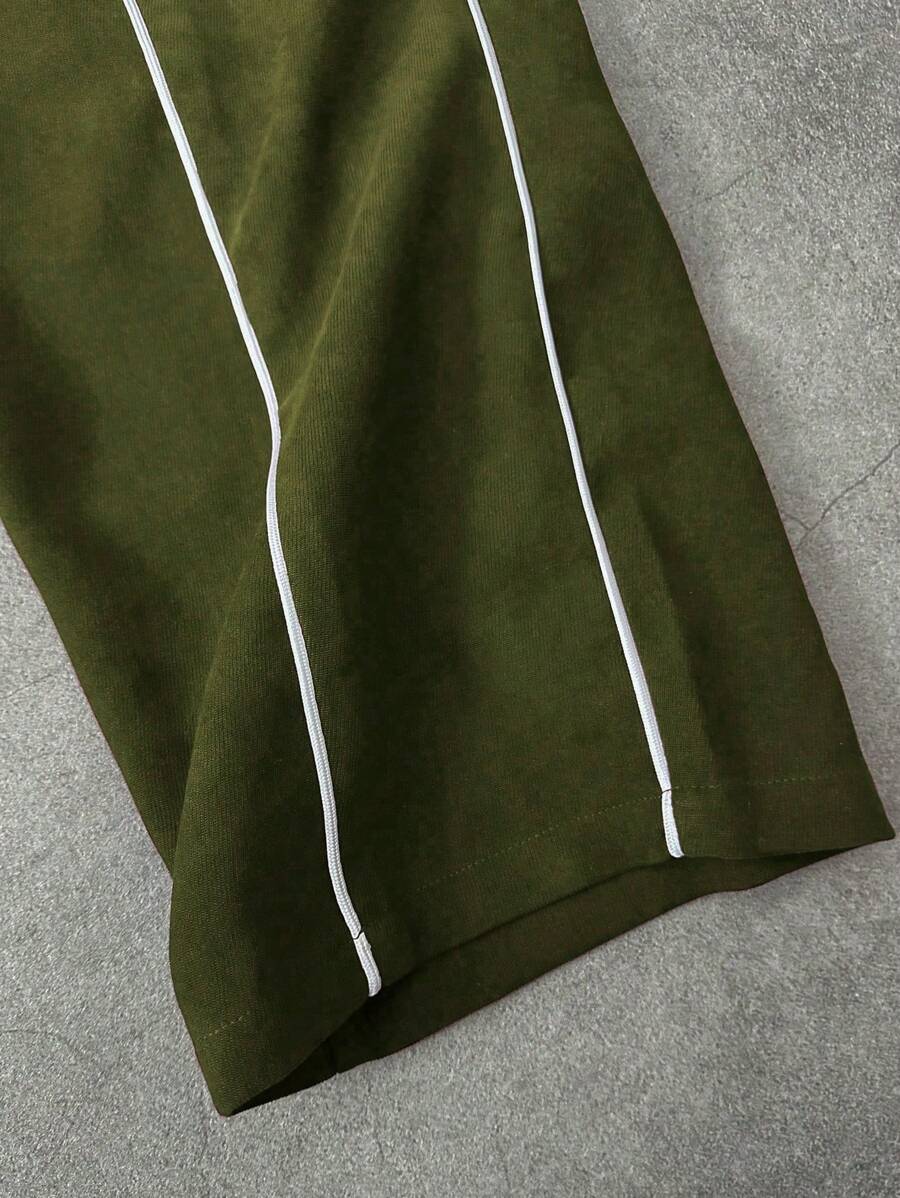 Men's Pentagram Print Long Sleeve Jacket And Pants Casual Suit Set