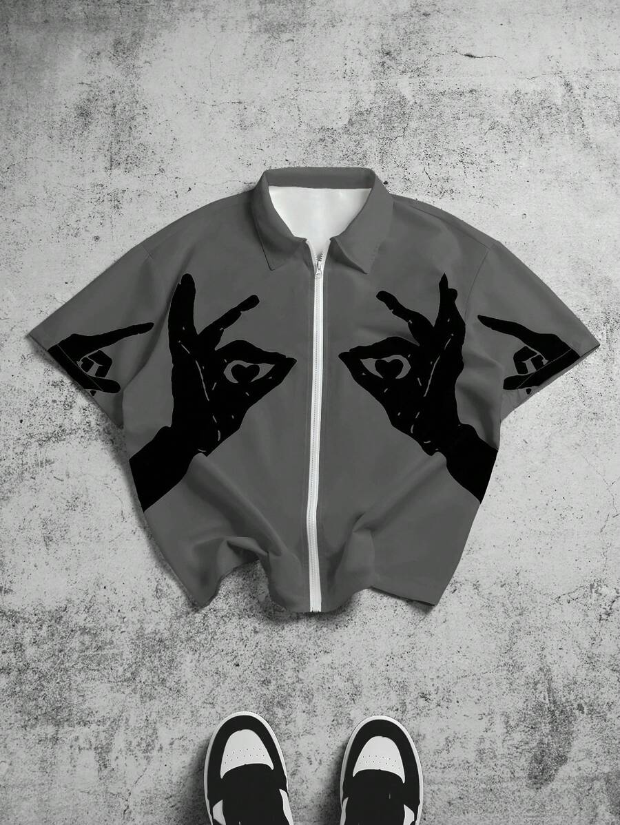 Men’s Loose-Fit Short-Sleeve Shirt